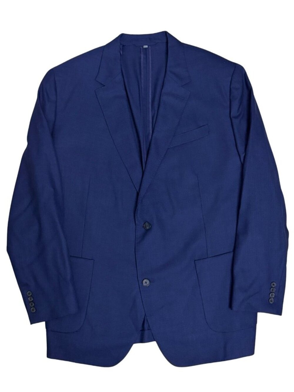 BONOBOS Blazer $500 WOOL Blue Luxury Designer Business Casual Jacket Mens 54L